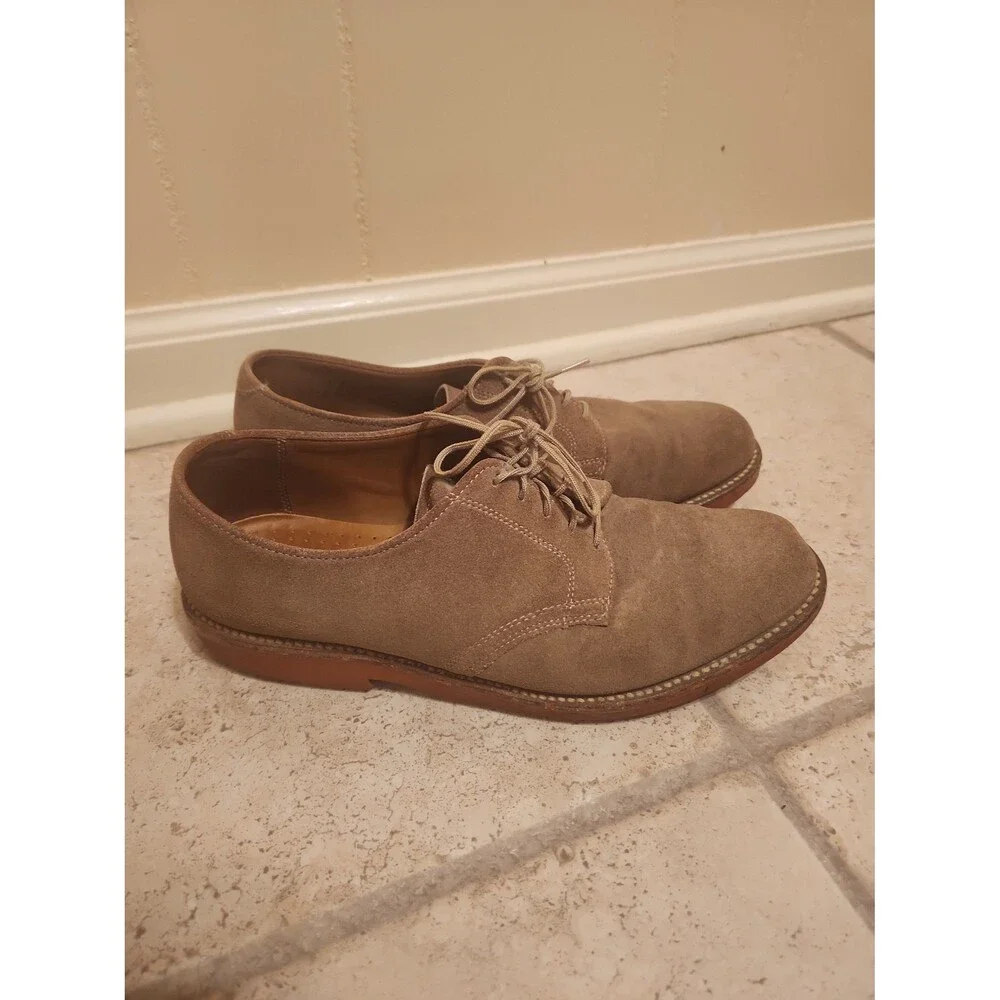 L.L. Bean Men's Brown Suede Lace-Up Oxford Shoes Size 7